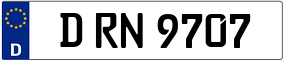 Truck License Plate